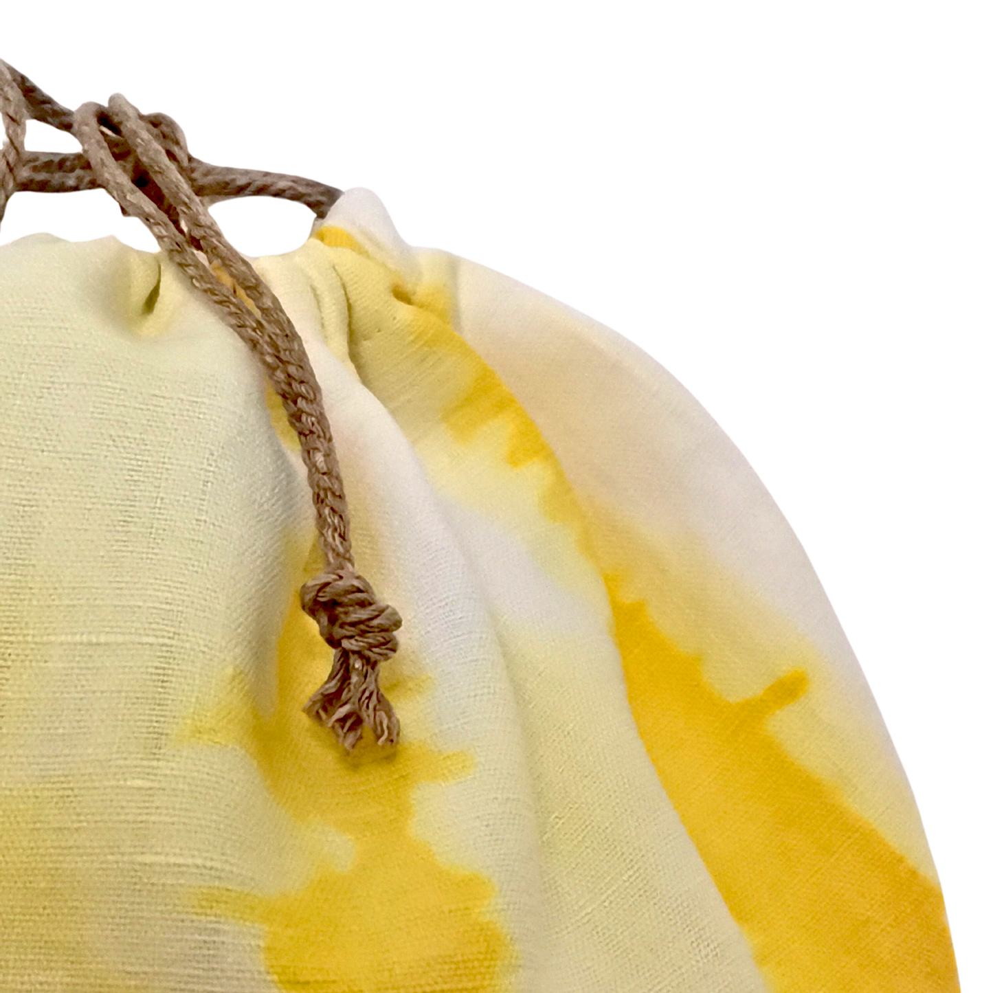 Sac à Vrac en Coton Recyclé - Teinture Naturelle au Curcuma